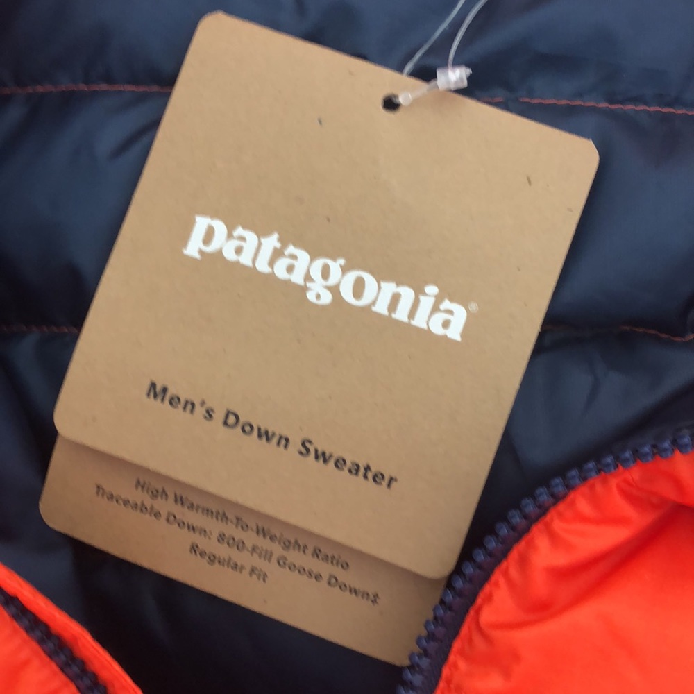 NWT Patagonia down sweater lightweight 800-full goose down zip up puffer jacket - Picture 13 of 13